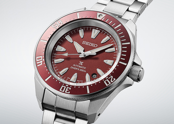 Reloj Seiko Prospex SRPL11K1 Mar Samurai Rojo