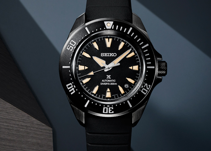 RELOJ SEIKO PROSPEX MAR SAMURAI NEGRO 41,7MM SRPL15K1