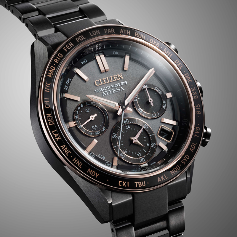 Reloj Citizen Satellite Wave Attesa GPS Super Titanium CC4074-61W