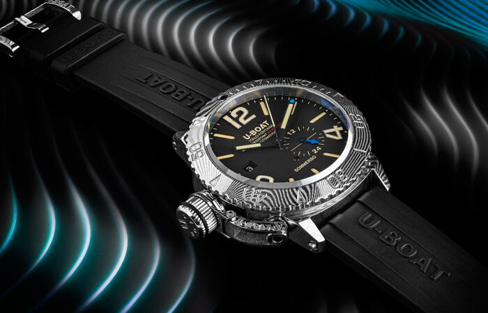 U-Boat Sommerso Damasco, el reloj de buceo de líneas ondulantes