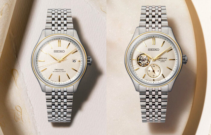 Seiko Presage Classic Series Bicolor Shiroiro: Inspirados en el tejido natural